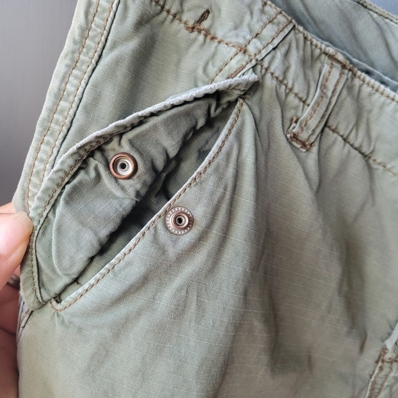 VINTAGE Ralph Lauren Pants Womens 6 Light Green Boot Flare Military Baker Hiking - Picture 3 of 10